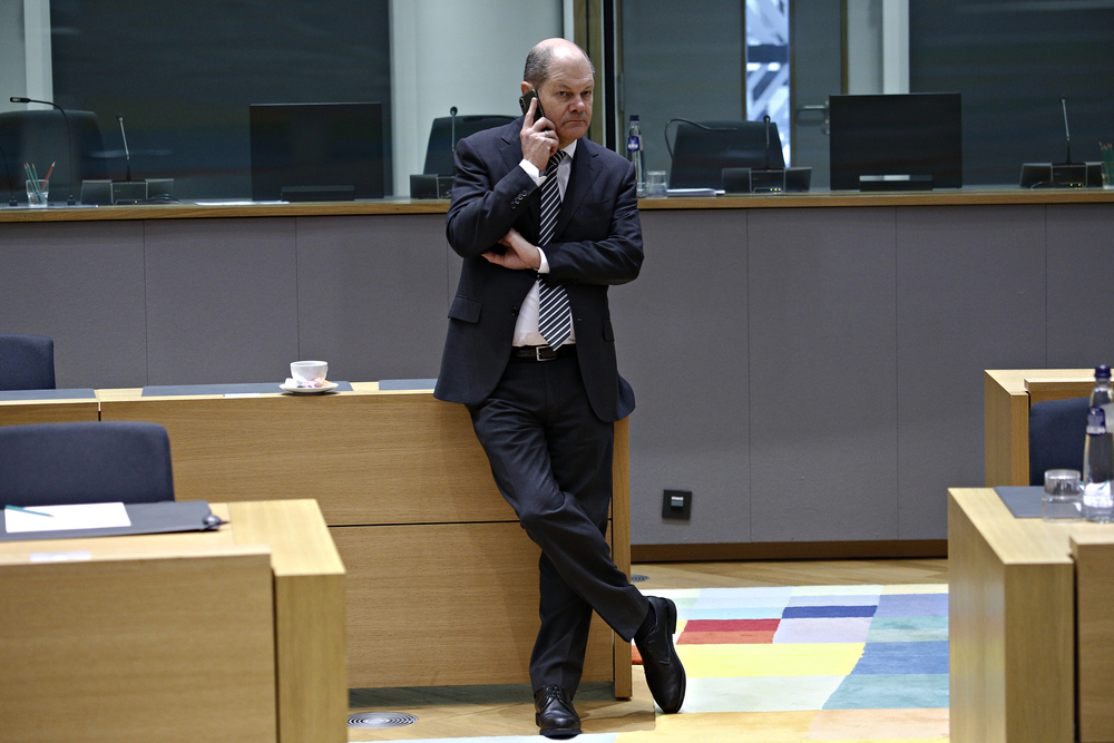 Německý kancléř Olaf Scholz.