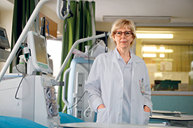 Profesorka Romana Ryšavá, předsedkyně České nefrologické společnosti. Profesorka Romana Ryšavá, předsedkyně České nefrologické společnosti.