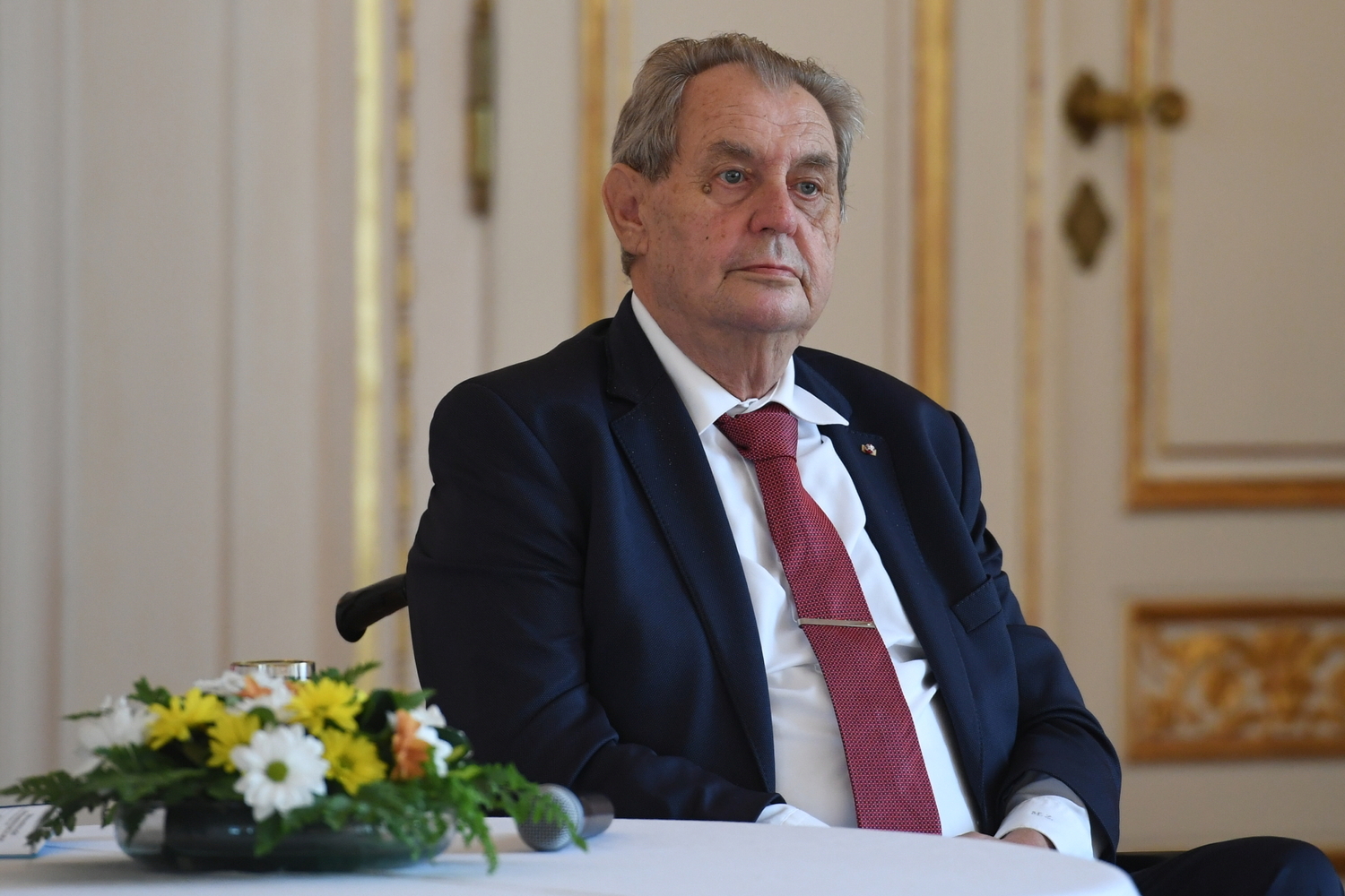 Prezident České republiky Miloš Zeman.