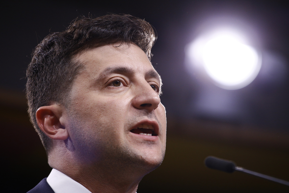Ukrajinský prezident Volodymyr Zelenskyj.