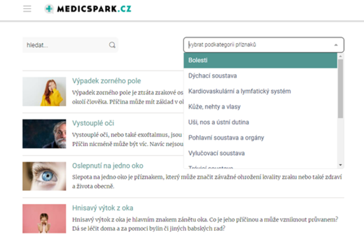 MedicSpark.cz vám zaručí obsah psaný zdravotníky.