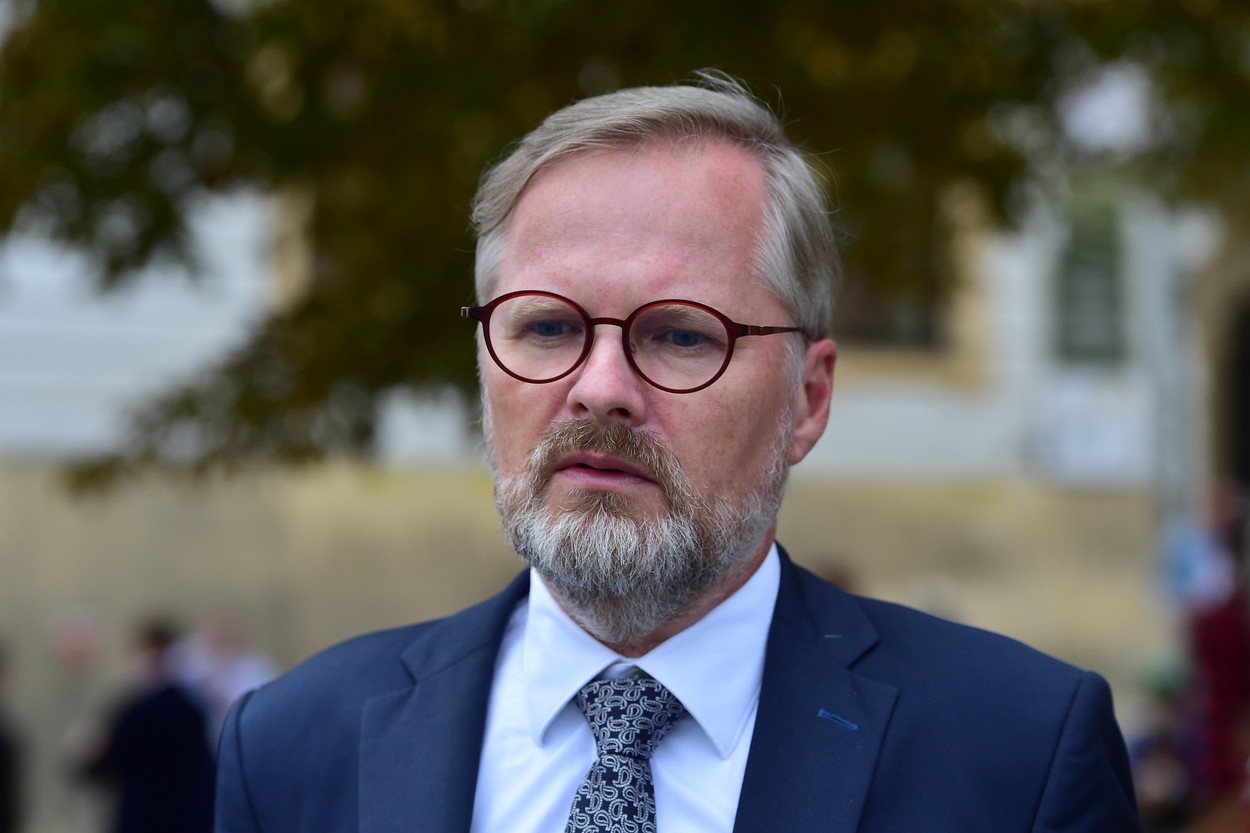 Premiér České republiky Petr Fiala (ODS).