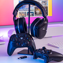 Xboxové vybavení Turtle Beach - špičkové audio, multifunkční ovladač.
