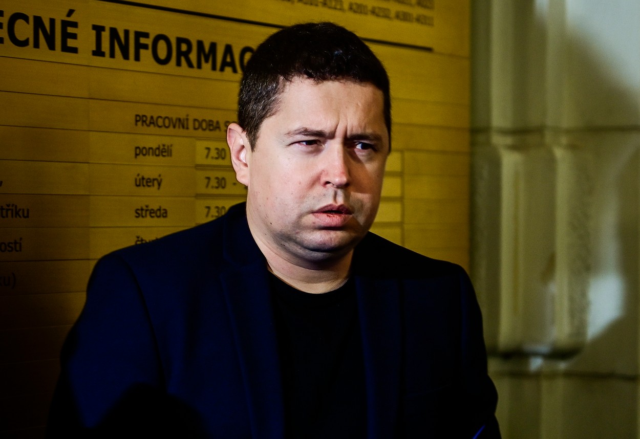 Andrej Babiš mladší u soudu.