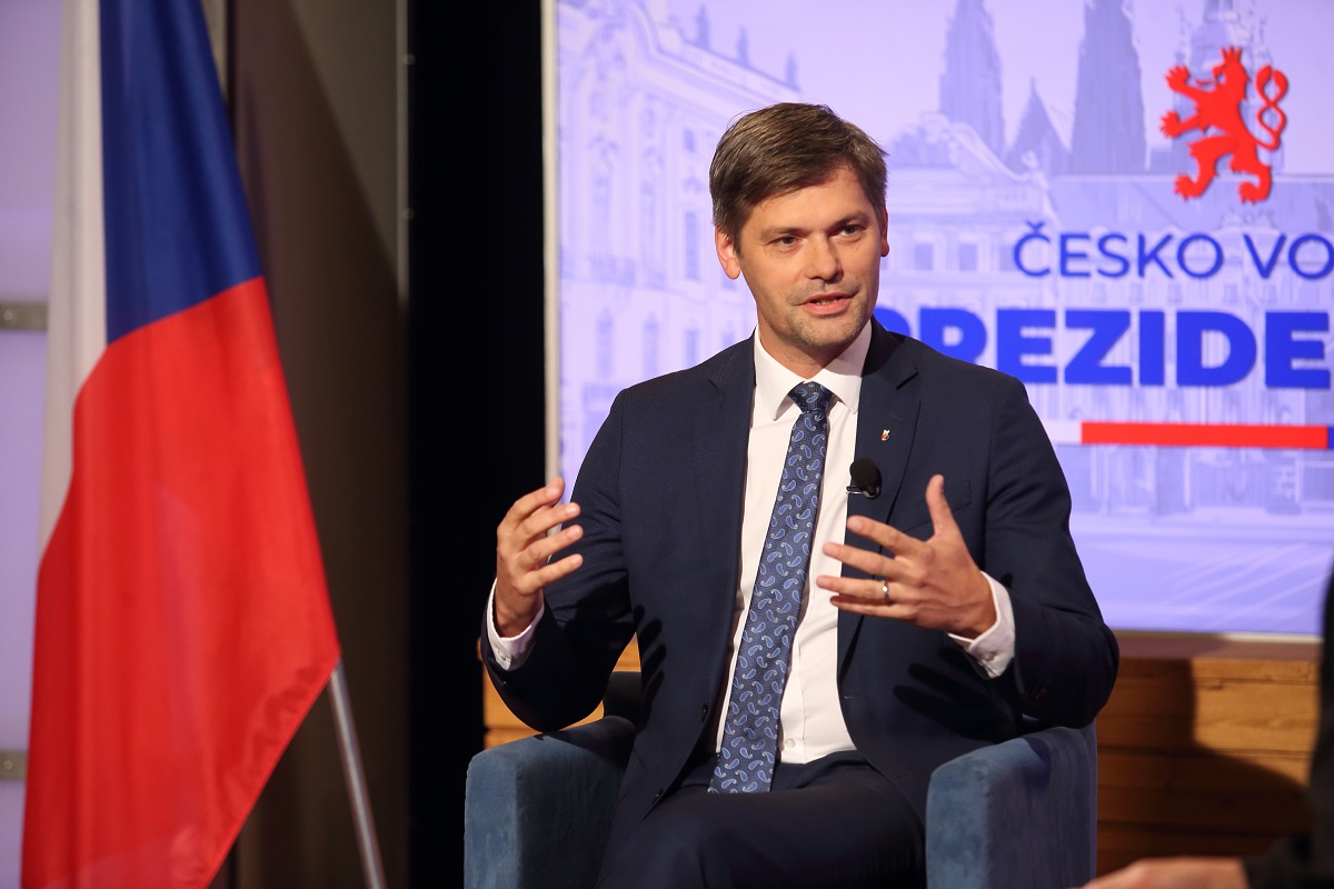 Senátor a kandidát na prezidenta ČR Marek Hilšer. Senátor a kandidát na prezidenta ČR Marek Hilšer.