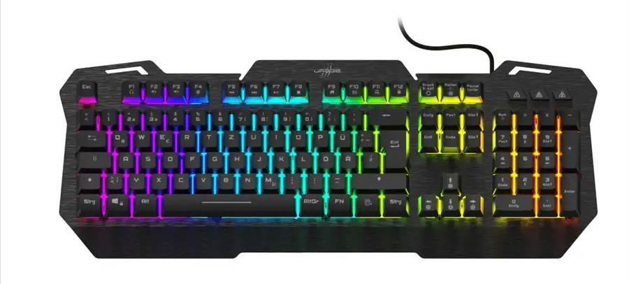 Klávesnice uRage Exodus 450 Metal ukovaná přímo pro hráče.