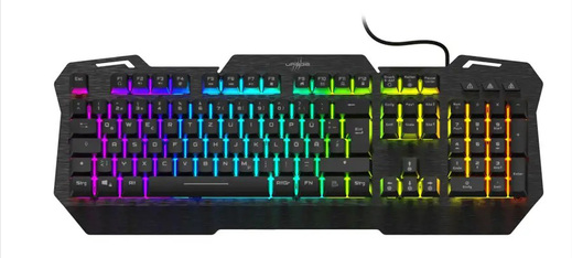 Klávesnice uRage Exodus 450 Metal ukovaná přímo pro hráče.