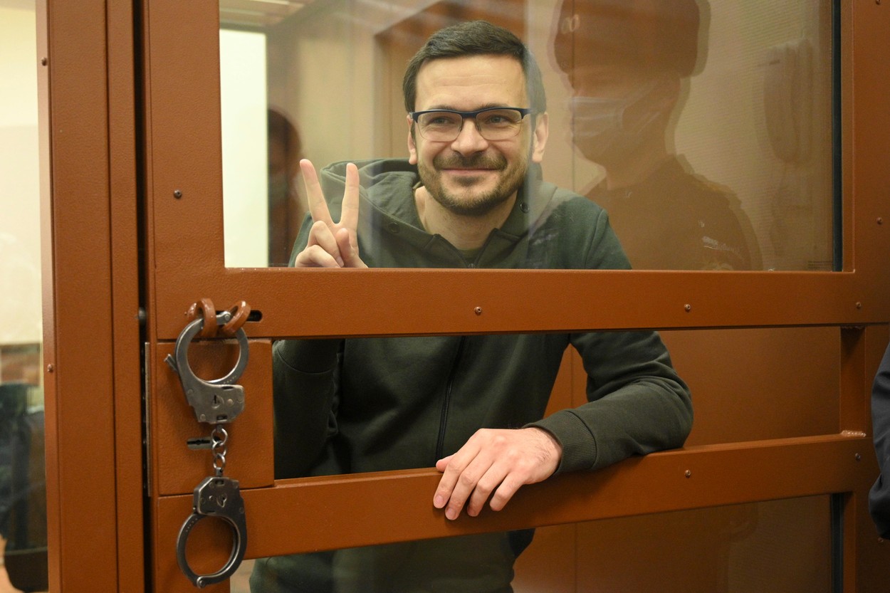 Ruský opoziční politik Ilja Jašin.