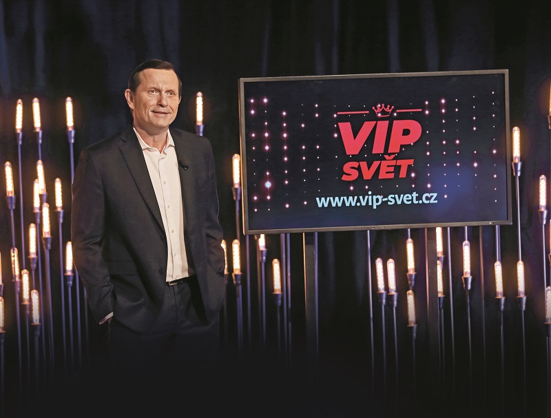 Jaromír Soukup komentuje svět celebrit a šoubyznysu v pořadu VIP svět.