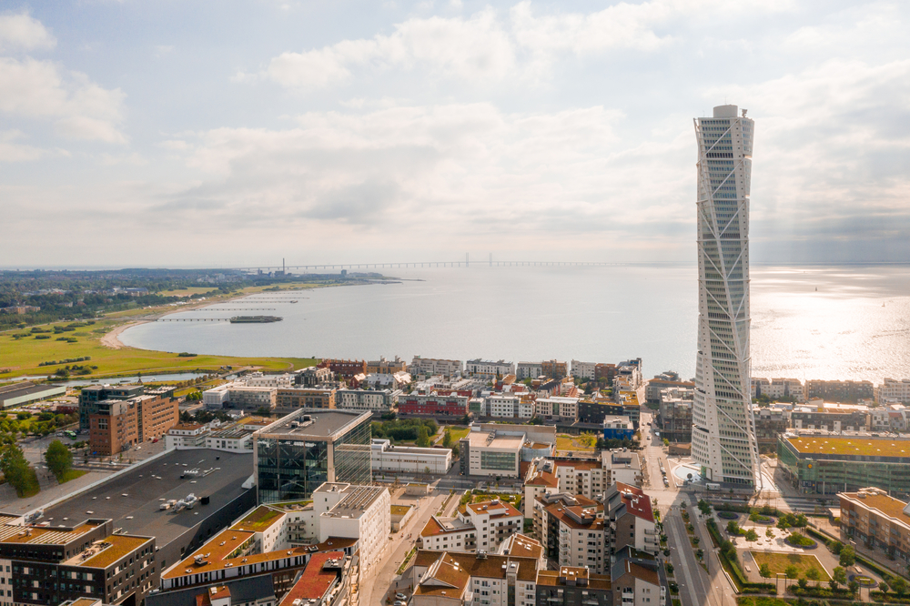 Pohled na švédské město Malmö (ilustrační foto).
