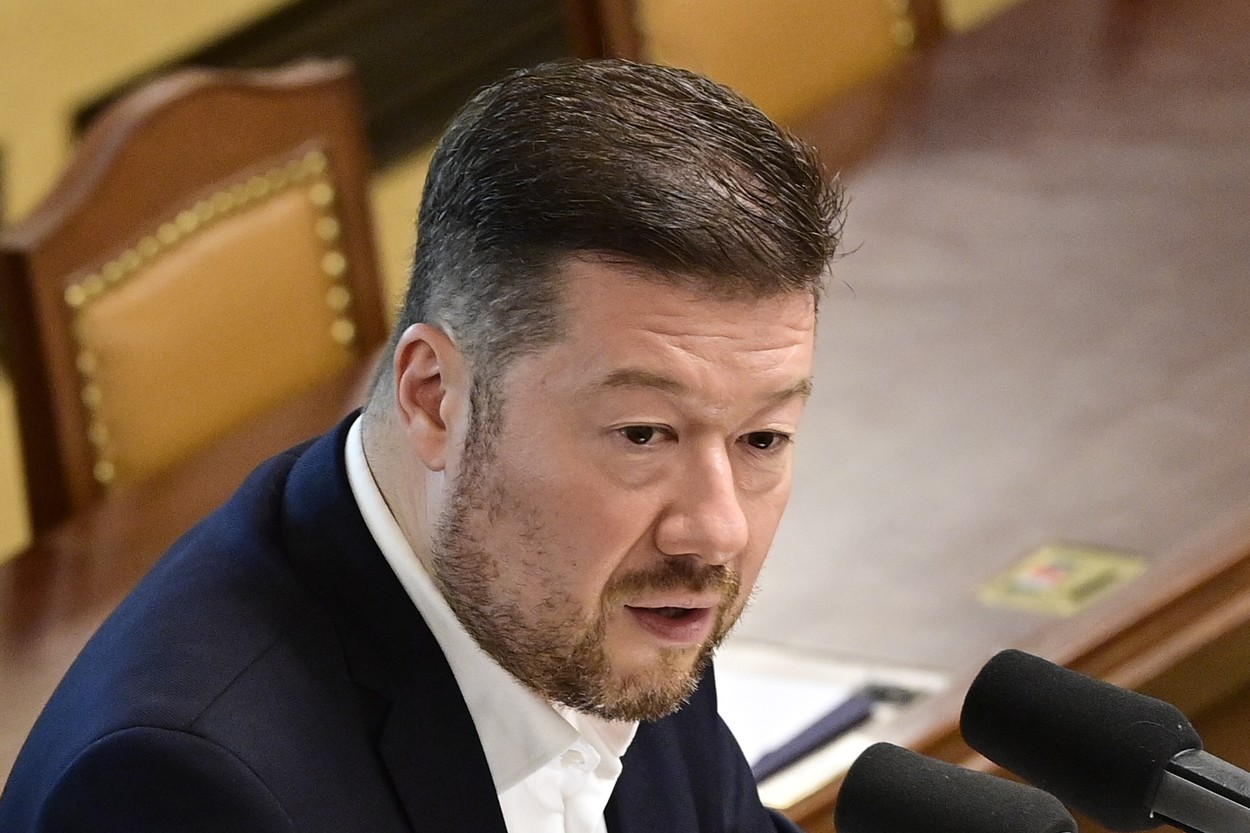 Poslanec a lídr hnutí SPD Tomio Okamura. Poslanec a lídr hnutí SPD Tomio Okamura.