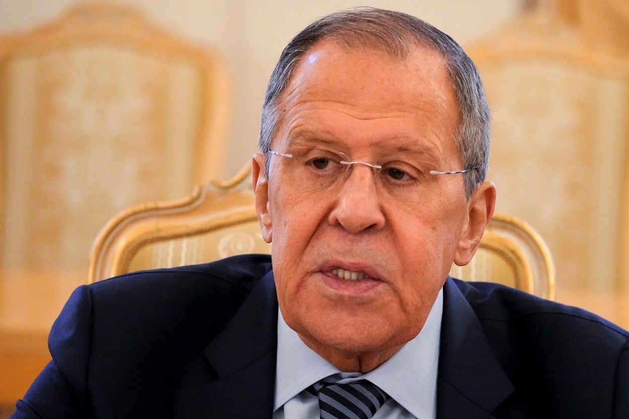 Ruský ministr zahraničí Sergej Lavrov. Ruský ministr zahraničí Sergej Lavrov.
