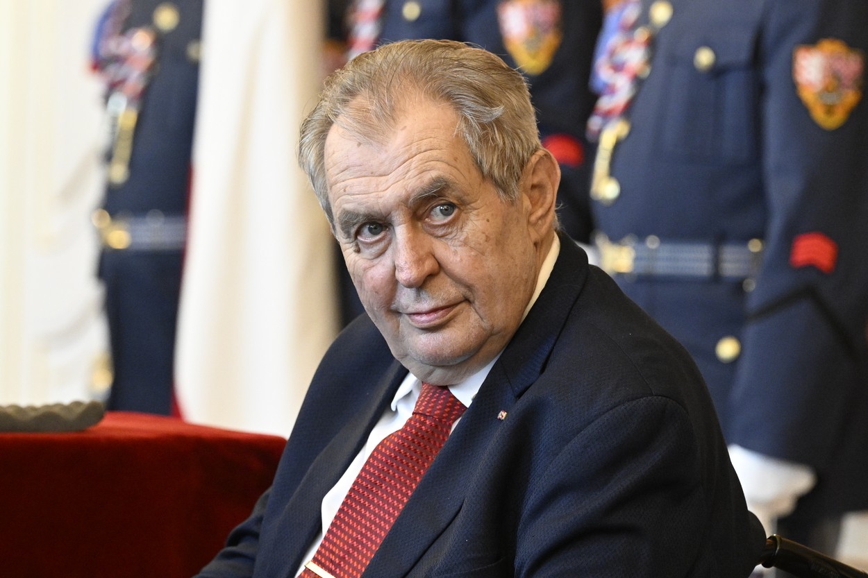 Prezident České republiky Miloš Zeman.