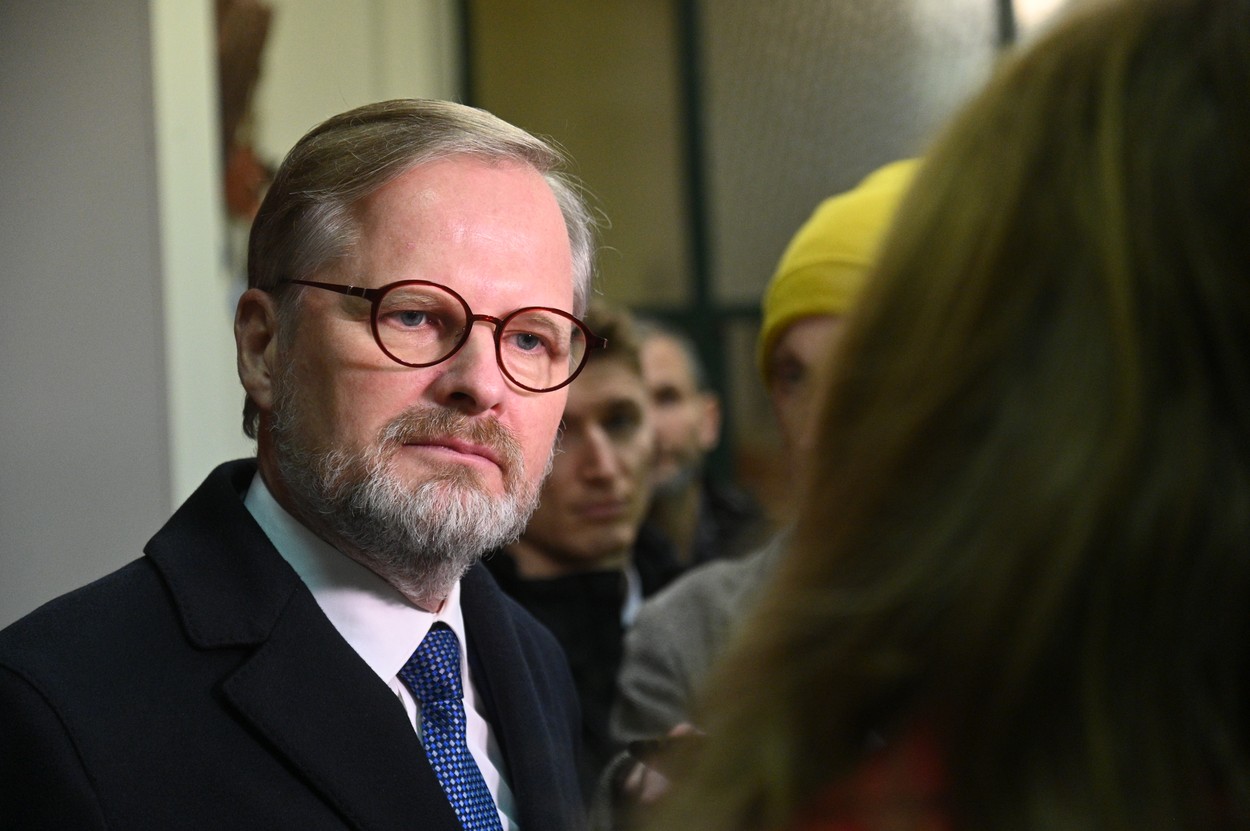 Český premiér Petr Fiala (ODS).