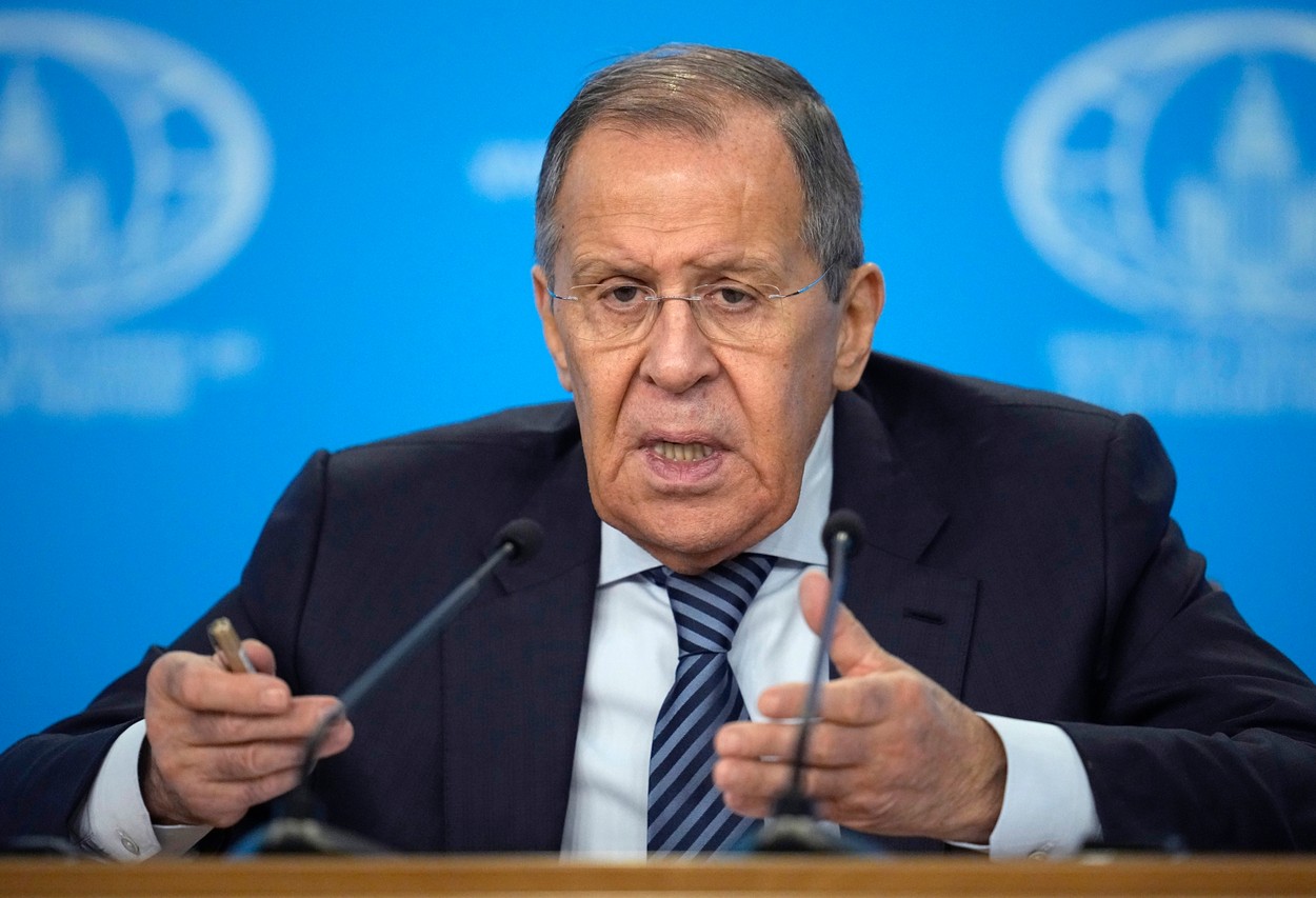 Ruský ministr zahraničí Sergej Lavrov. 