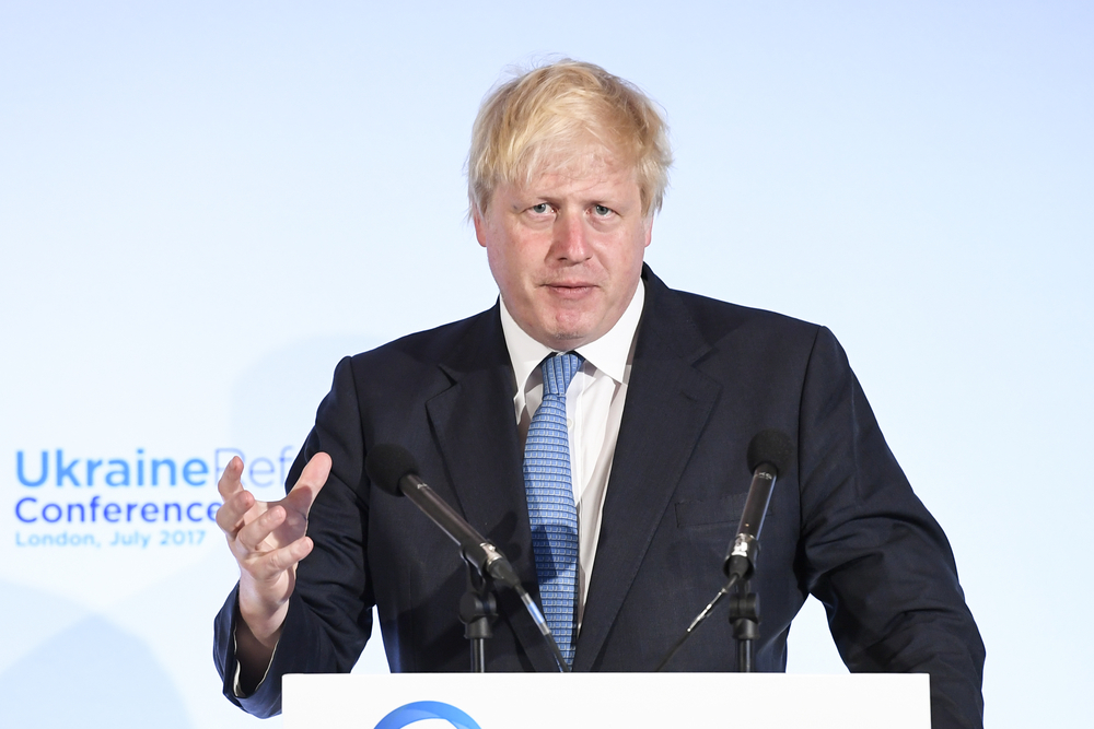 Bývalý britský premiér Boris Johnson.