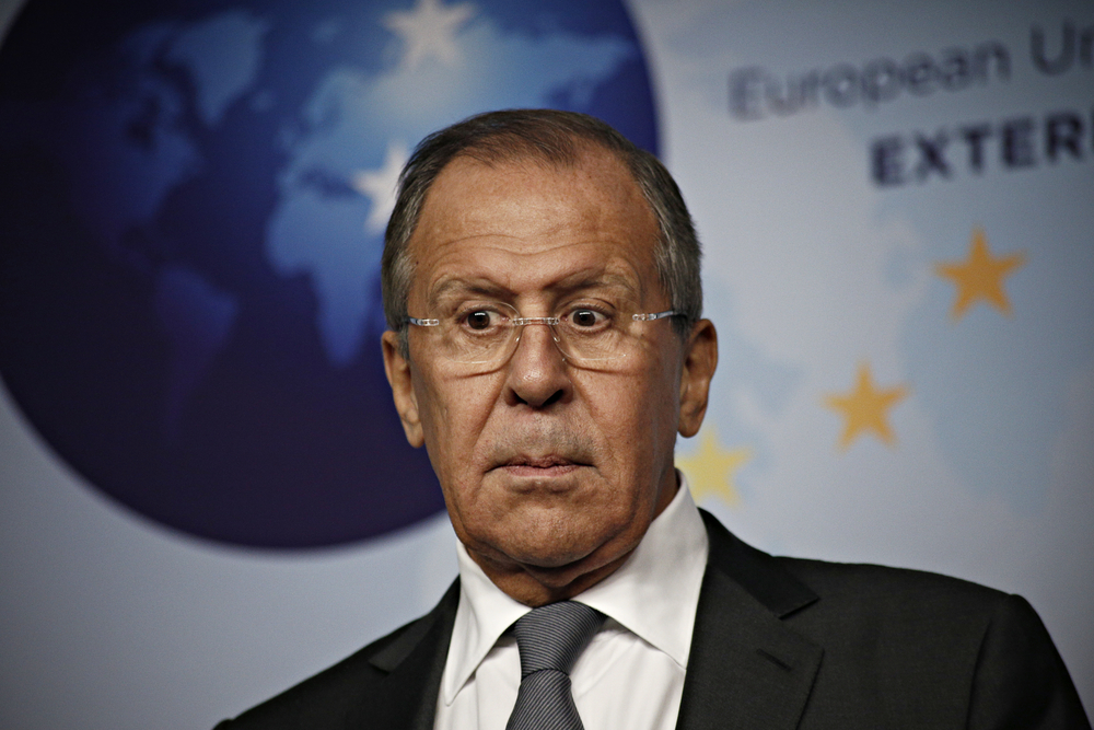 Ruský ministr zahraničí Sergej Lavrov. Ruský ministr zahraničí Sergej Lavrov.