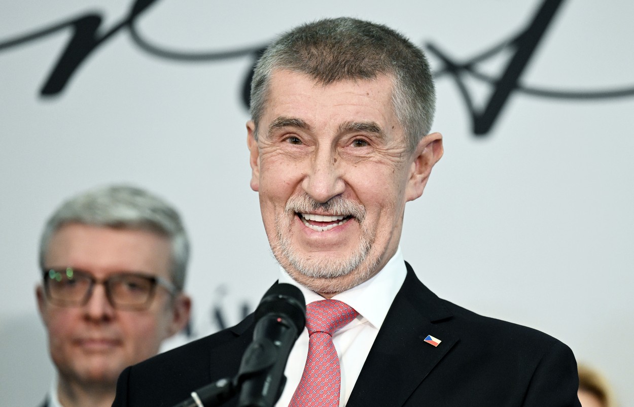 Předseda hnutí ANO a bývalý premiér ČR Andrej Babiš. 