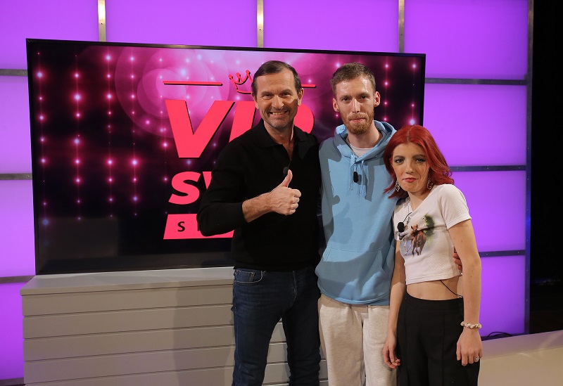 Shopaholic Adel doprovodil do pořadu Jaromíra Soukupa přítel David.
