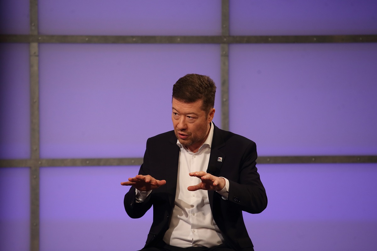Poslanec a lídr hnutí SPD Tomio Okamura.