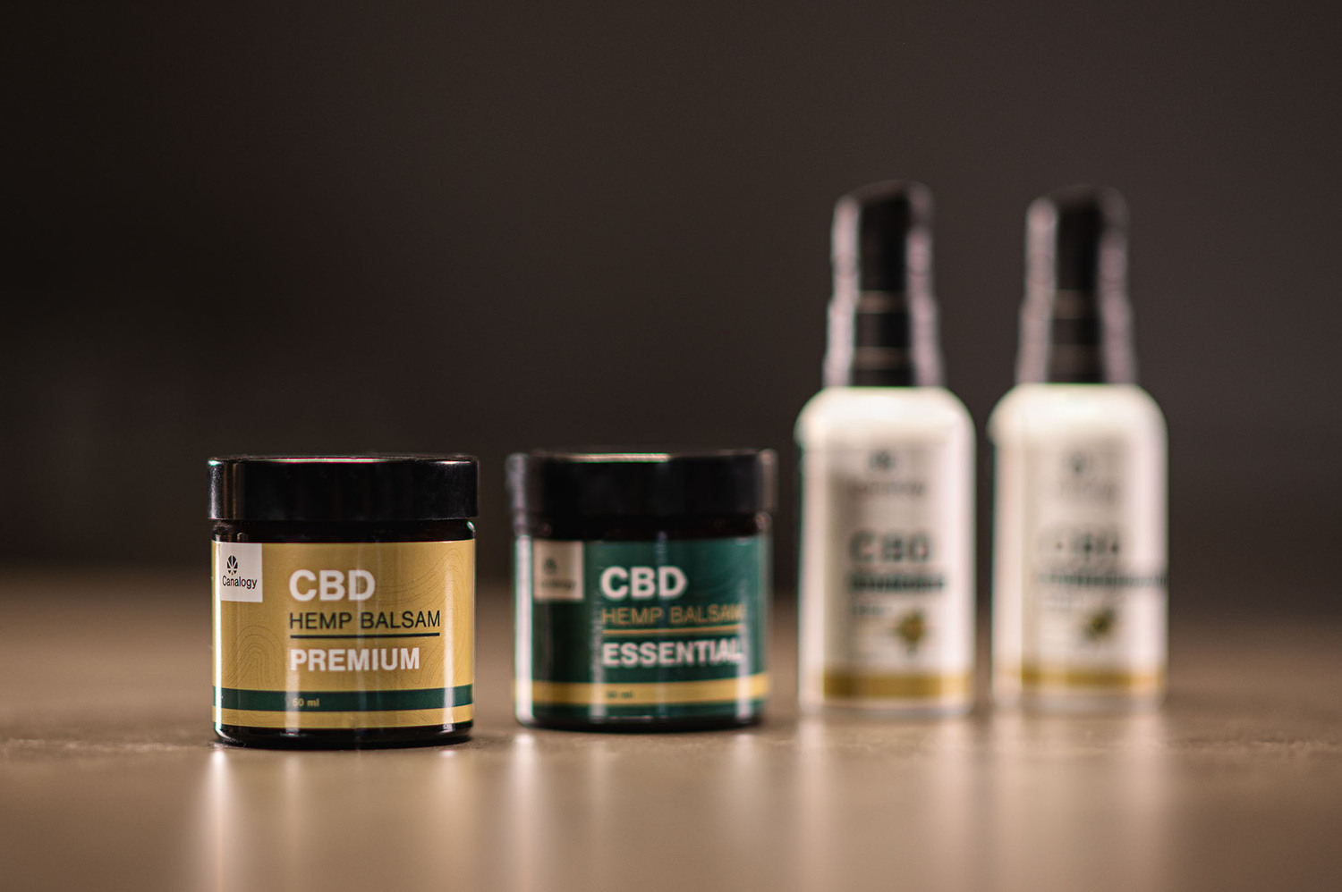 Produkty CBD.