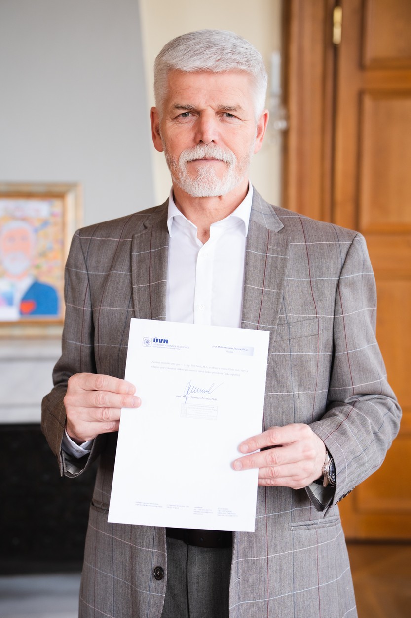 Nastupující prezident České republiky Petr Pavel.
