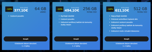 Odstartovaly slevy na Steamu, zlevněná je i konzole Steam Deck.
