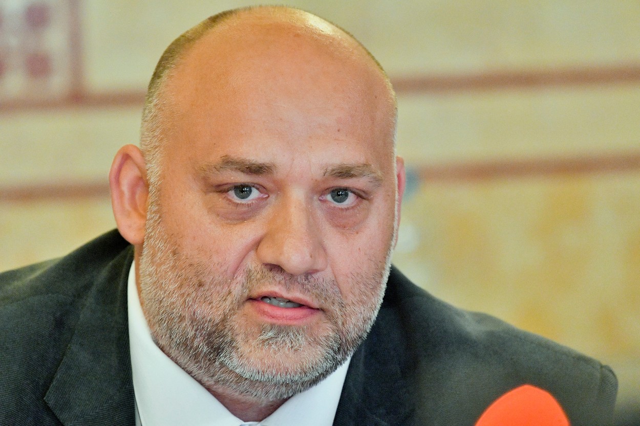 Předseda Vysokoškolského odborového svazu Petr Baierl (na snímku z 22. září 2017).