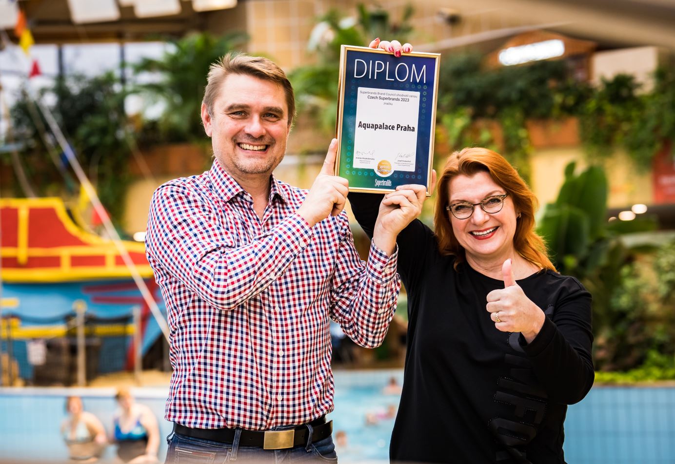 Aquapalace Praha se stalo nositelem prestižního ocenění  Superbrands