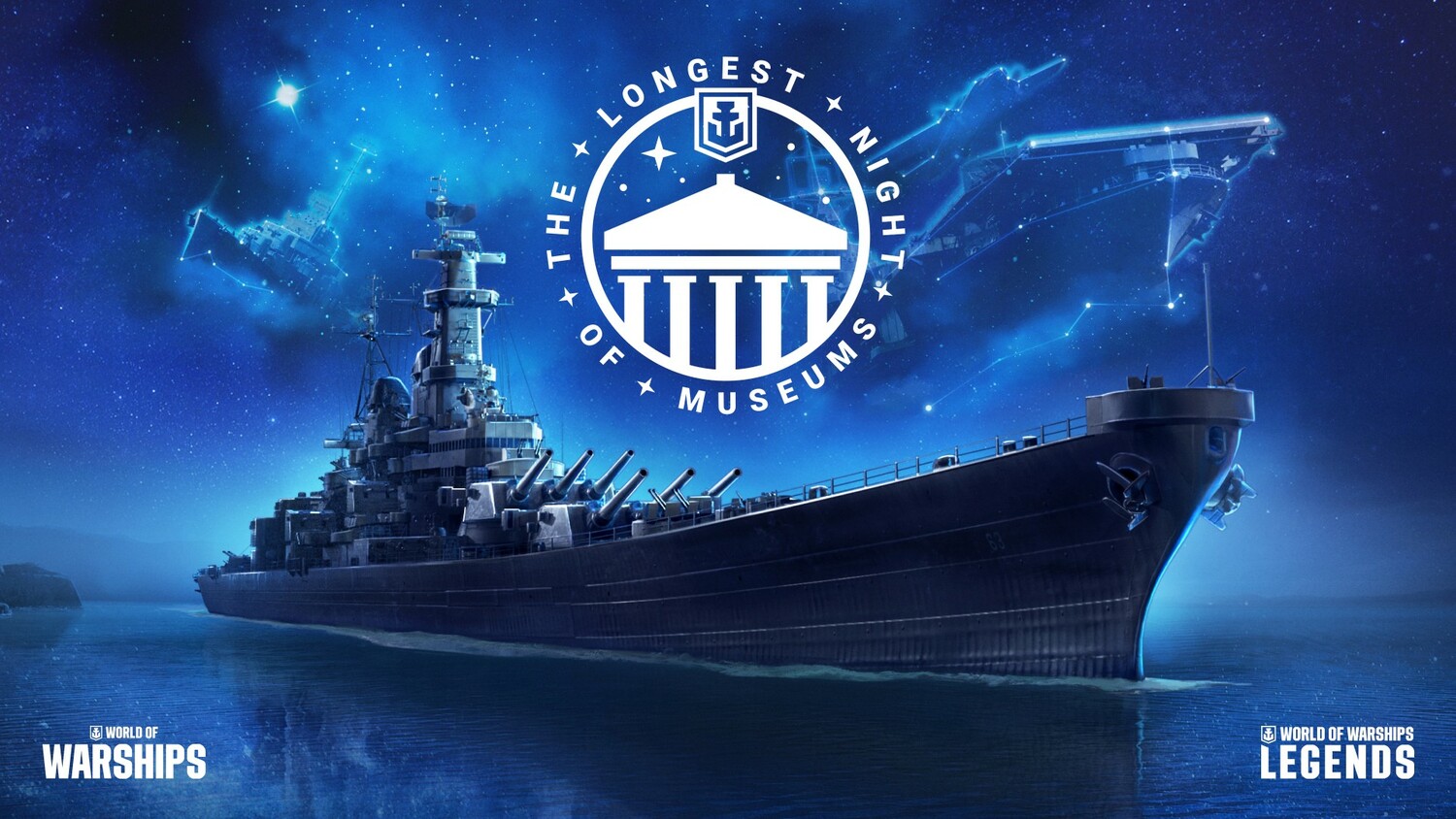 World of Warships se vrací již třetím rokem na Longest Night of Museums s dvoudenním živým streamem