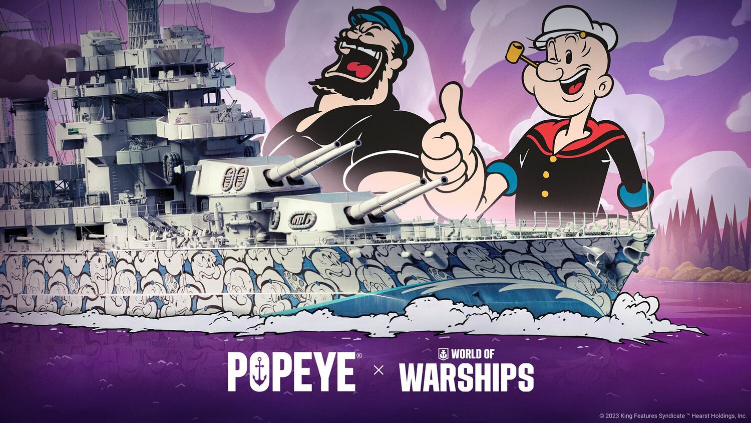 Hrajte lodě World of Warships chraňte oceány s FORCE BLUE