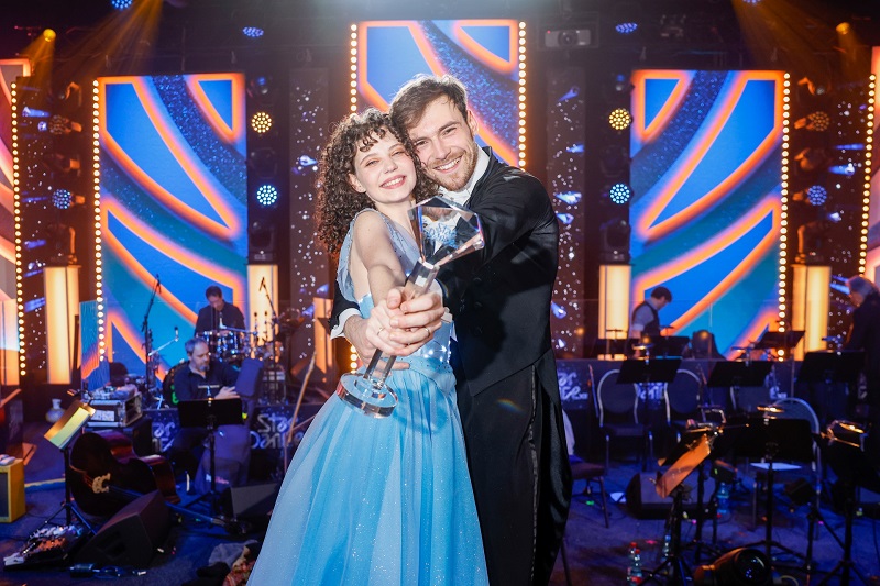 Vítězové StarDance Darija Pavlovičová a Dominik Vodička.