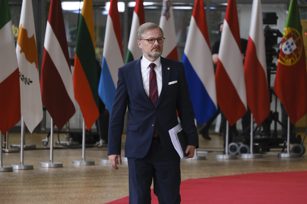 Režim ruského prezidenta Vladimira Putina je podle premiéra Petra Fialy zrůdný, je v zájmu ČR, aby neuspěl