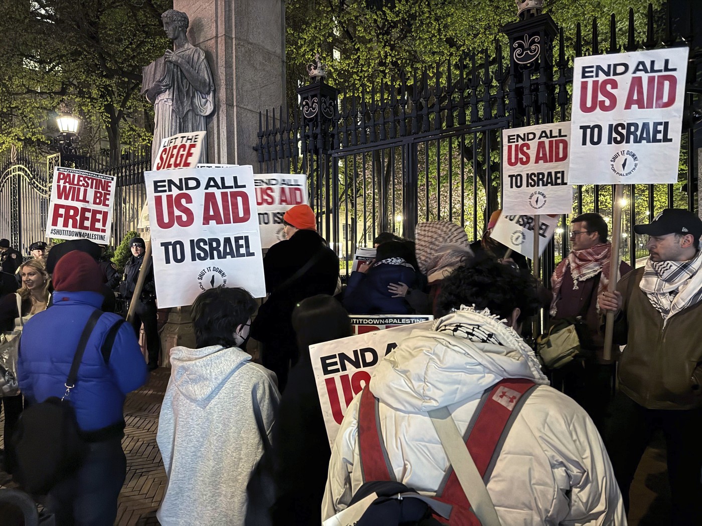 Exprezident Trump kritizoval propalestinské demonstrace na amerických univerzitách