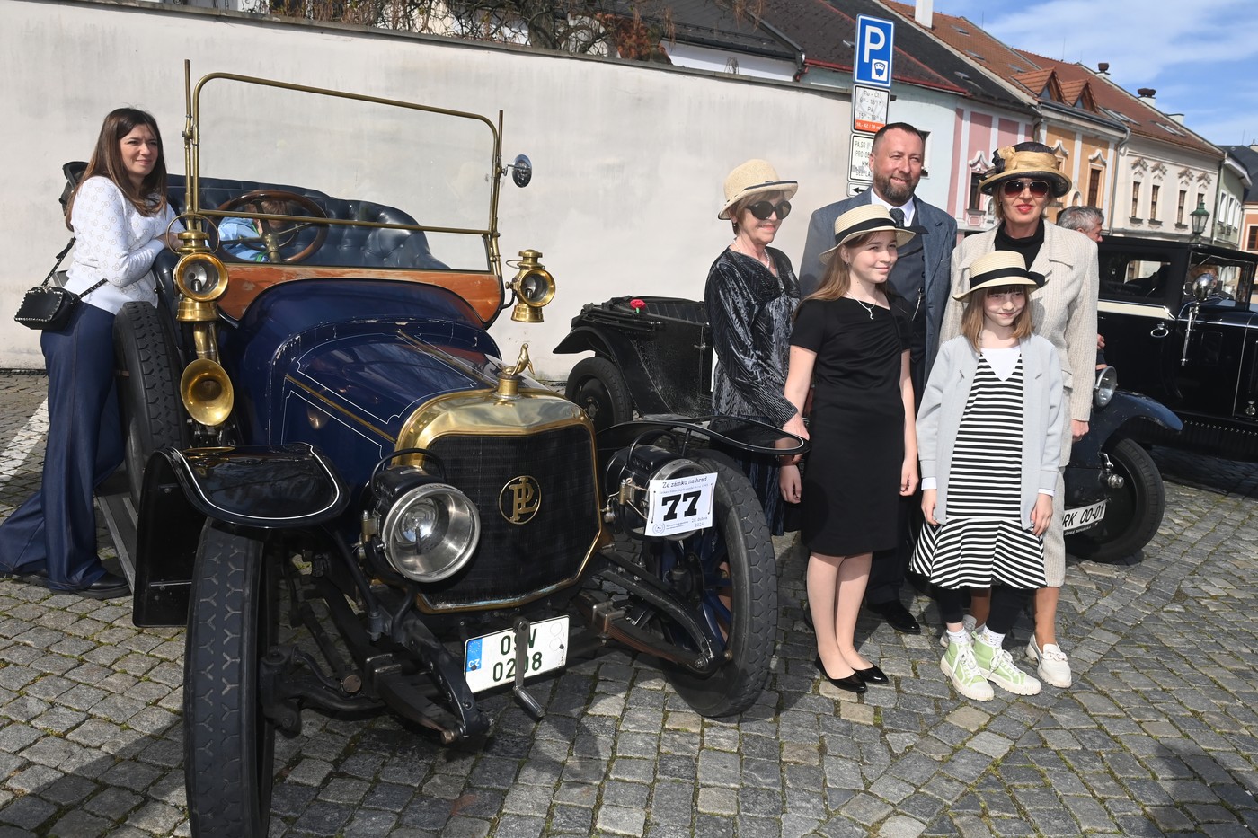 Do Přerova se sjelo na 100 automobilových a motocyklových veteránů