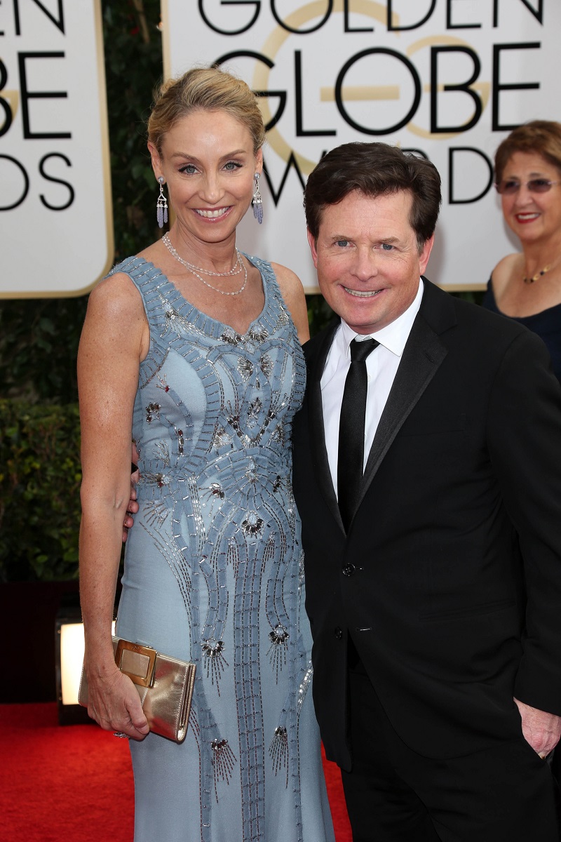 Michael J. Fox s manželkou Tracy Pollan.