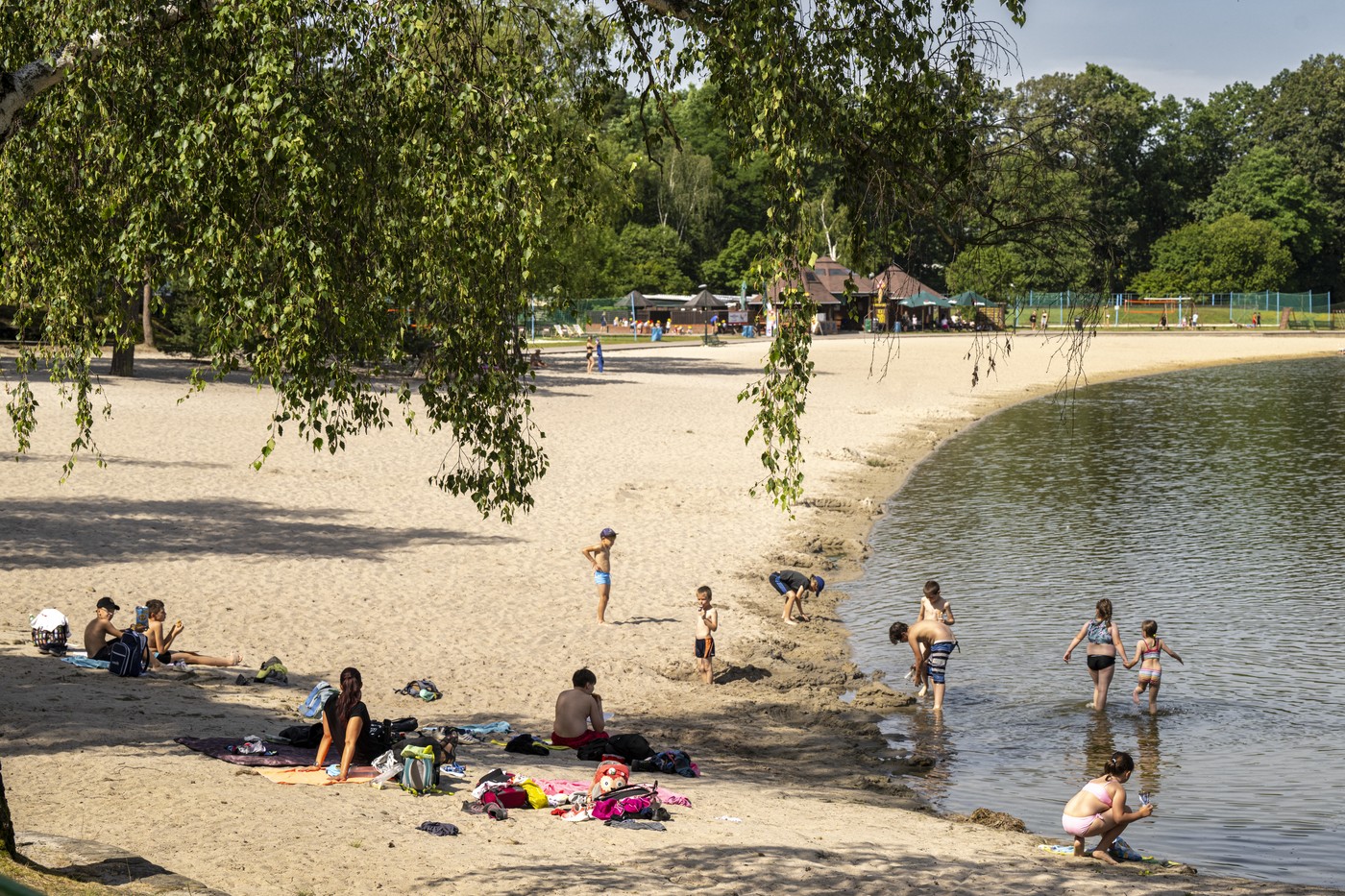 Voda v přírodních koupalištích je většinou čistá, místy se ale množí sinice
