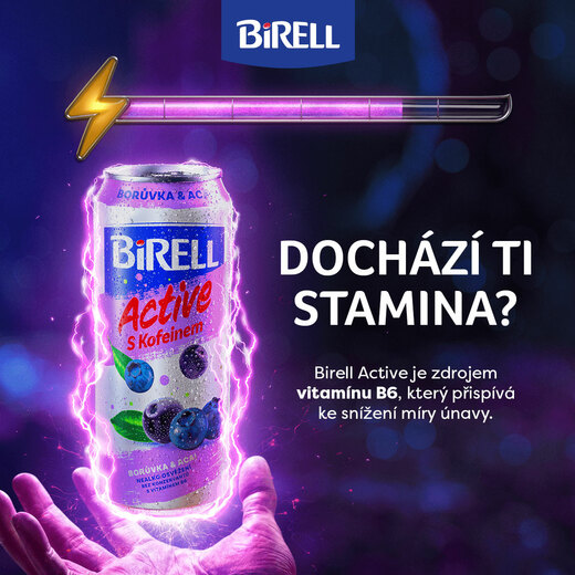 Dochází ti stamina? Dej si Birell Active!