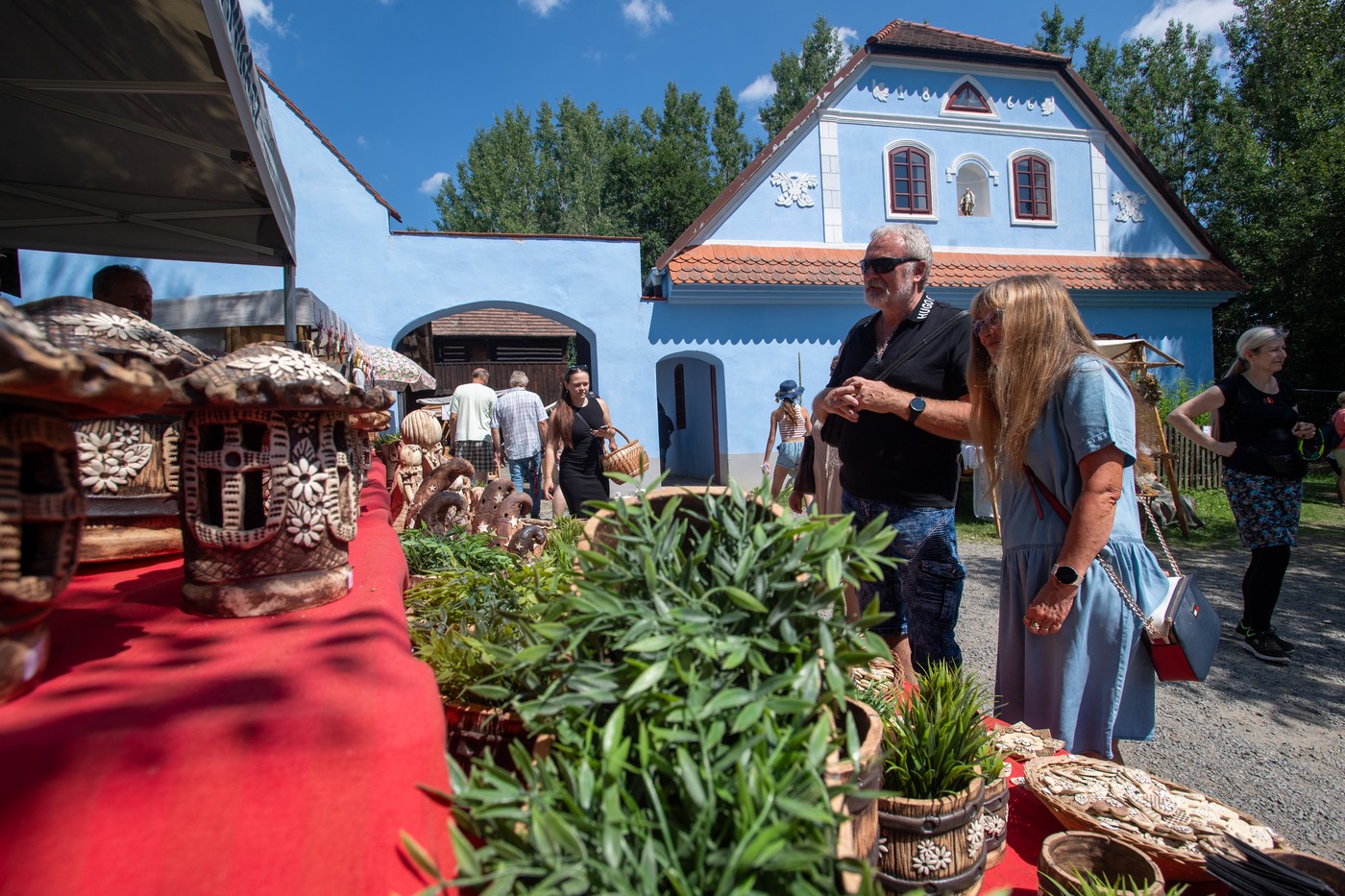 Víkendový jarmark na Veselém kopci přilákal v horku méně návštěvníků