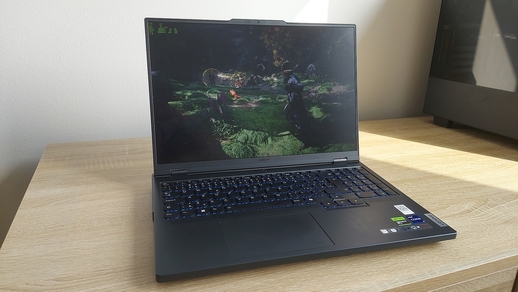 Test AI technologií NVIDIA DLSS s herním laptopem Lenovo Legion Pro 5