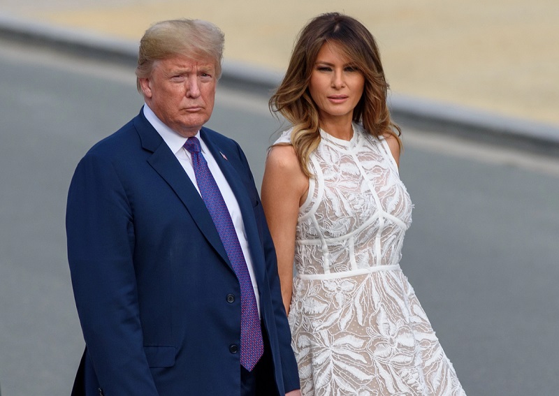 Melania Trump s manželem, bývalým americkým prezidentem Donaldem Trumpem. 