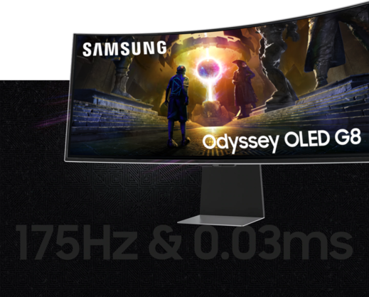 Samsung 34" Odyssey OLED G8 (G85SD) - Luxusní OLED monitor pro herní nadšence