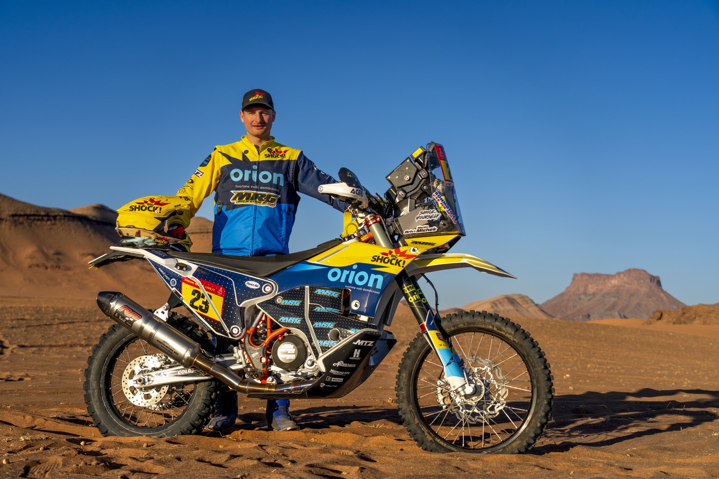 Tým MRG nasadí do Rallye Dakar čtyři motocyklisty, jednička bude Michek