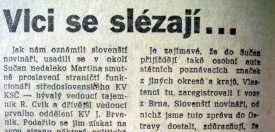 28. srpna, zpráva o setkání kolaborantů na Slovensku.
