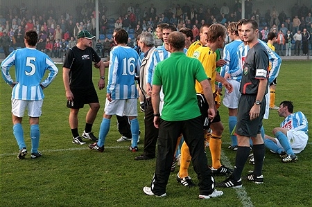 Strkanice po zápasu Bohemians v Čáslavi.