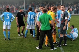 Strkanice po zápasu Bohemians v Čáslavi. Strkanice po zápasu Bohemians v Čáslavi.