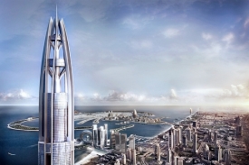 Stavba Nakheel Tower se prodlouží. Stavba Nakheel Tower se prodlouží.