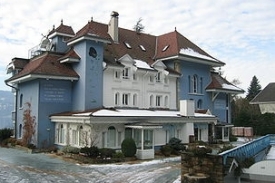 Veyratova restaurace Auberge de l'Eridan.