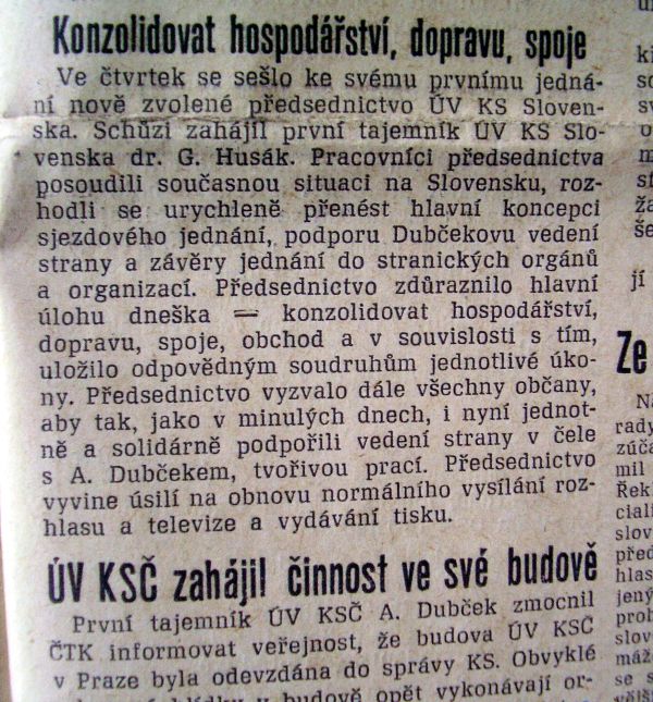 Lidová demokracie o konsolidaci v dopravě.