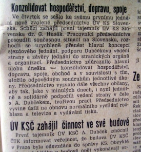 Lidová demokracie o konsolidaci v dopravě.